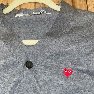 Comme des garcons cardigan play